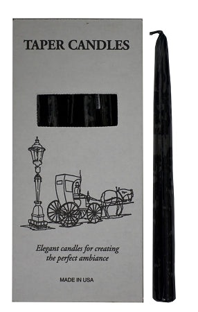 Black Taper Candle 10" | Candle | Wiccan Center