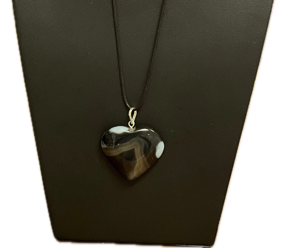 Assorted Onyx Heart Necklace | Jewelry-Necklace | Wiccan Center