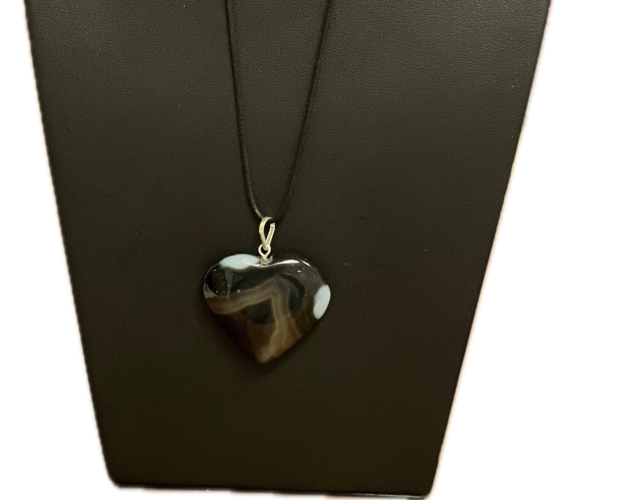 Assorted Onyx Heart Necklace | Jewelry-Necklace | Wiccan Center
