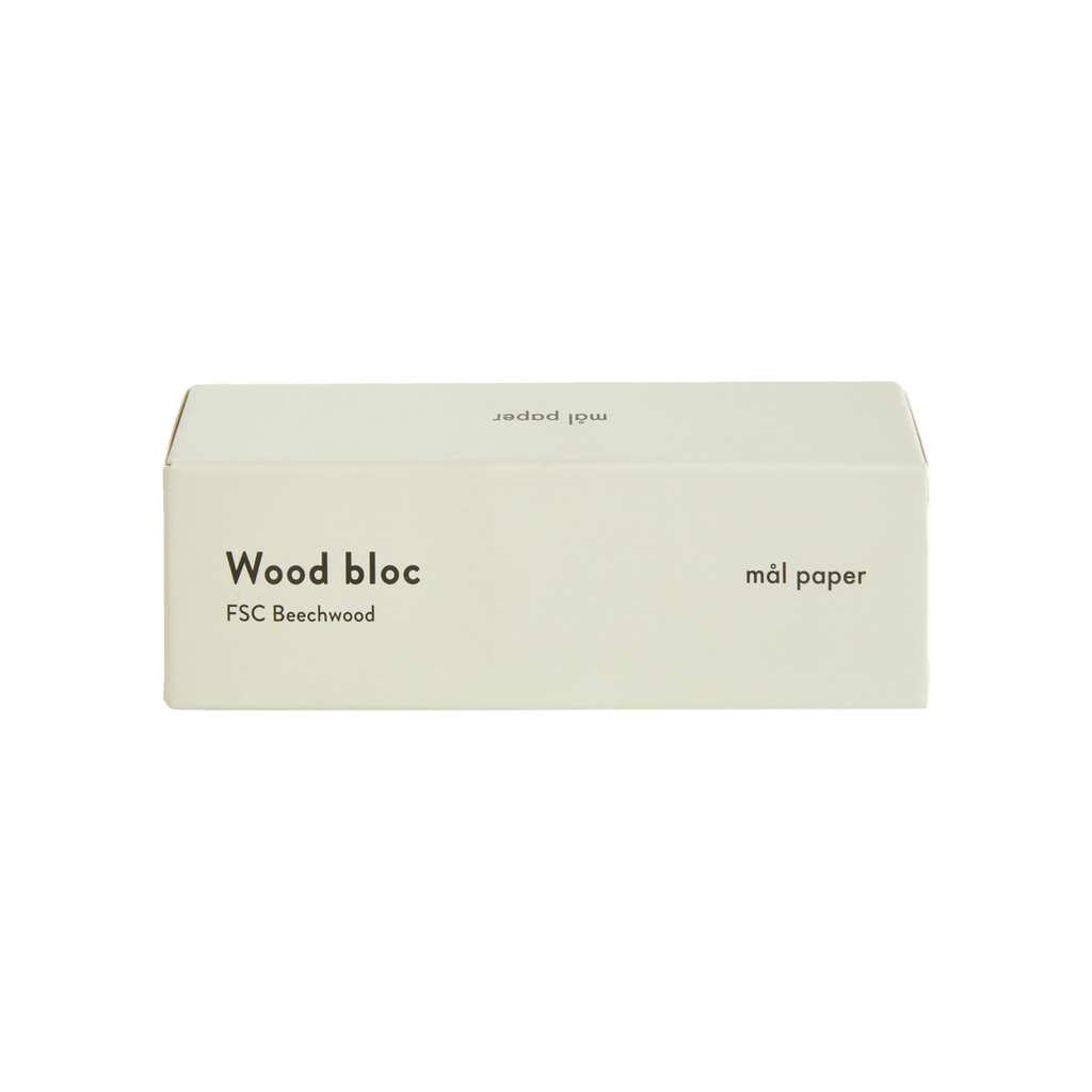 Wood Bloc Card Stand