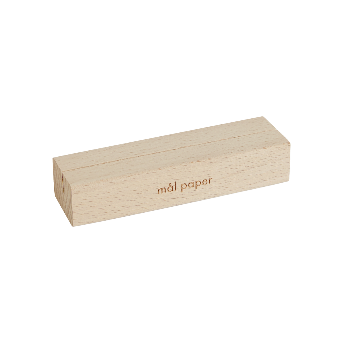 Wood Bloc Card Stand