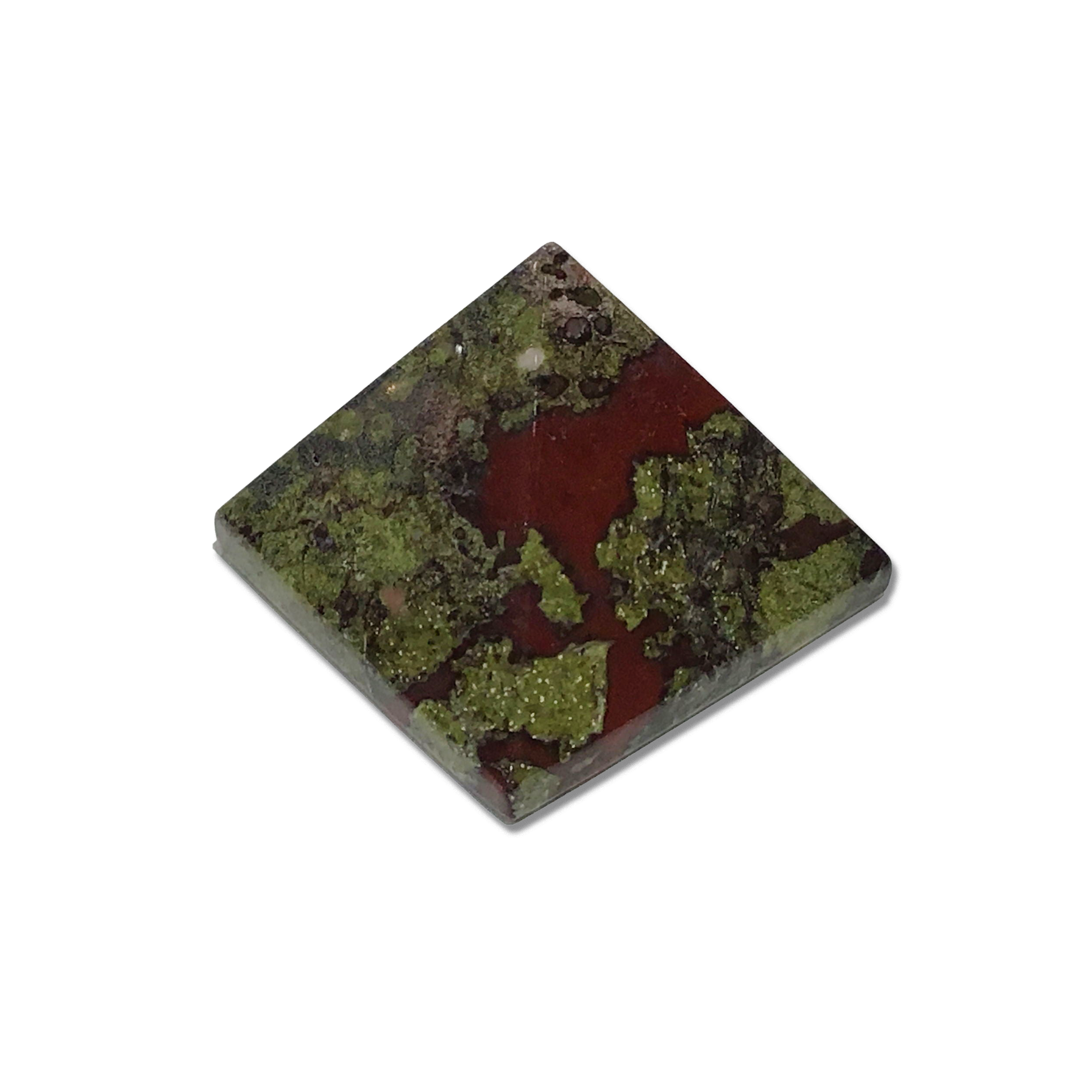 Bloodstone Pyramid - 1.5 Inches Tall | Crystals & Minerals > Figurines | Wiccan Center