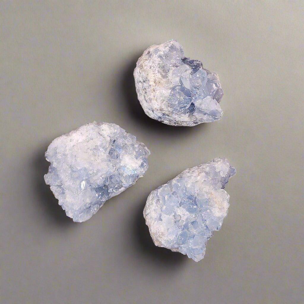 Blue Celestite Cluster