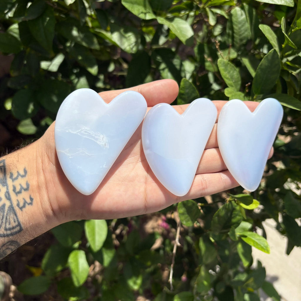 Blue Chalcedony Gua Sha