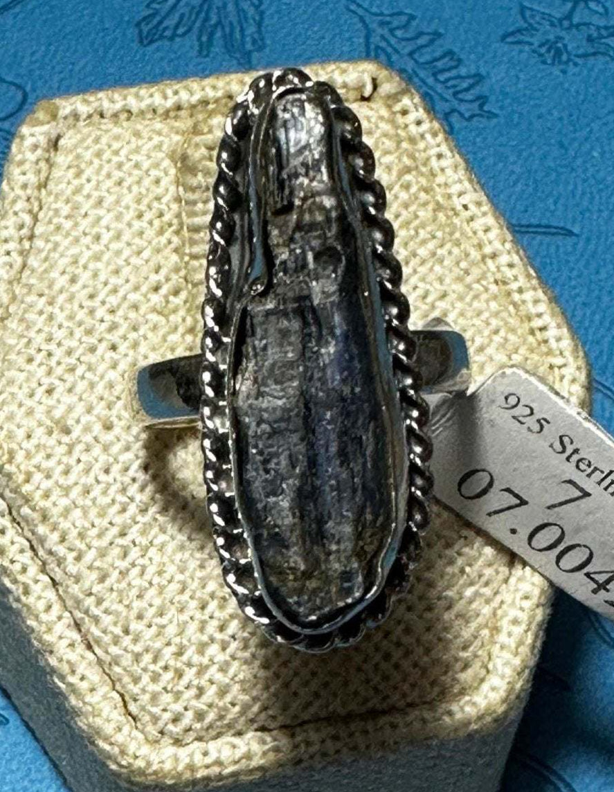 Rough Blue Kyanite Ring (07.0042) | Rings | Wiccan Center