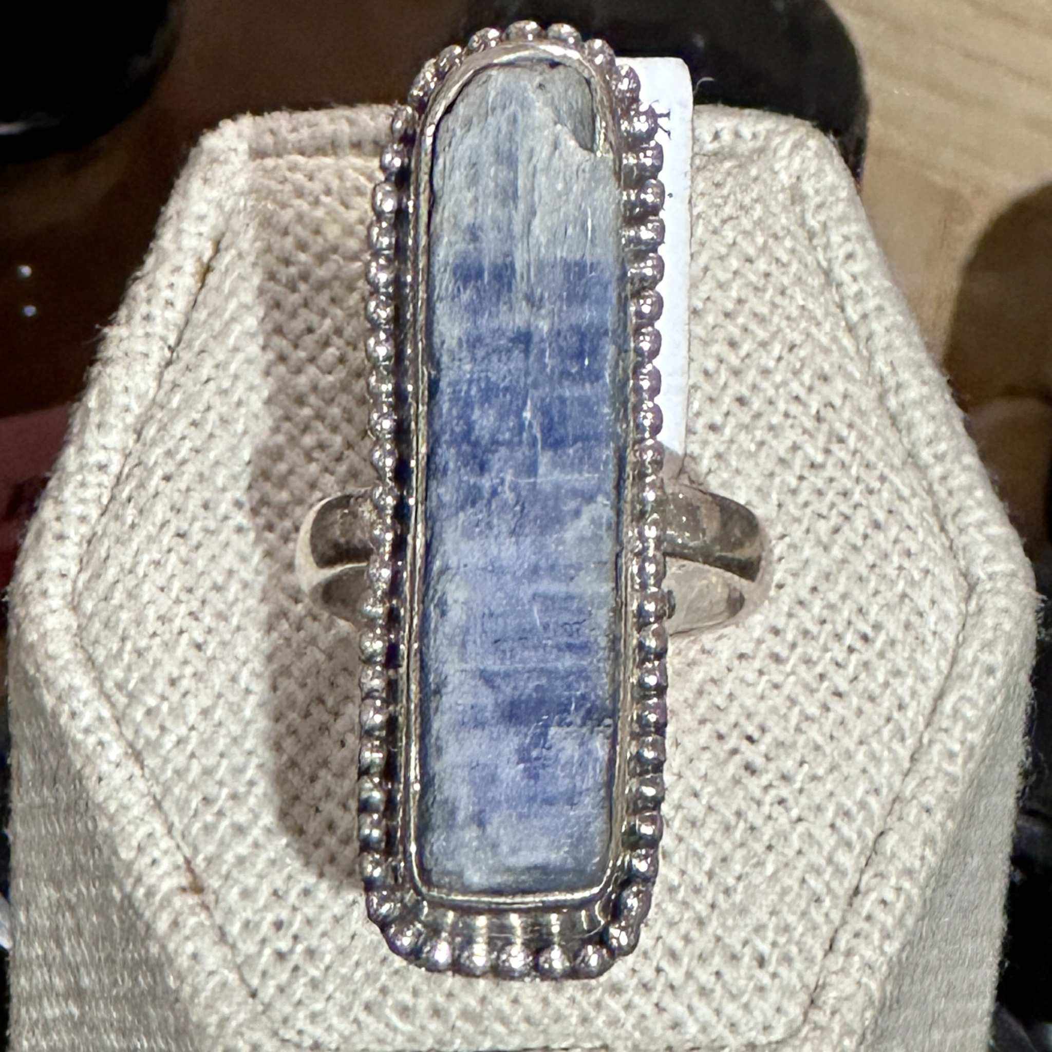 Blue Kyanite Ring Size 6 "Journey"