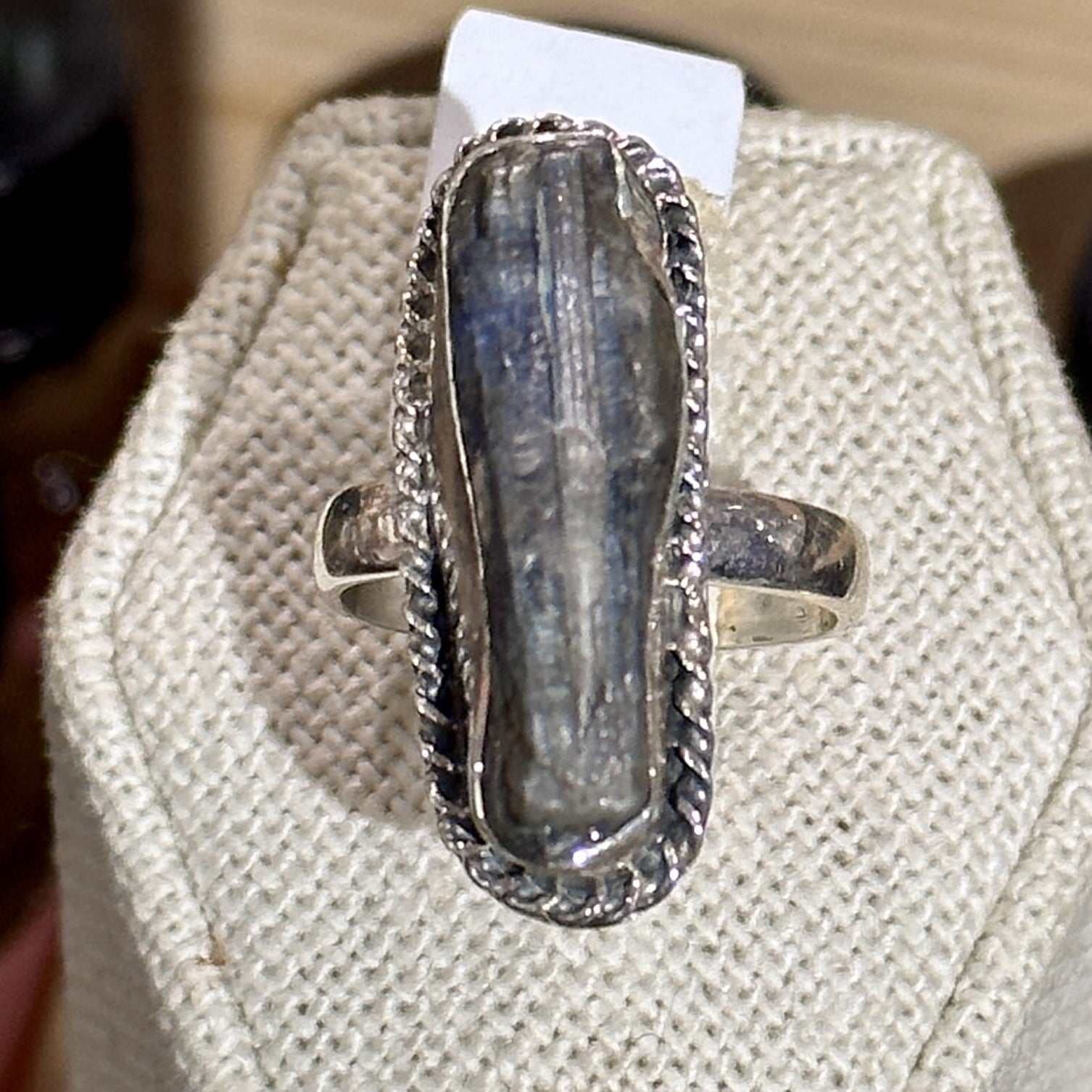 Blue Kyanite Ring Size 6 "Strength" | Rings | Wiccan Center