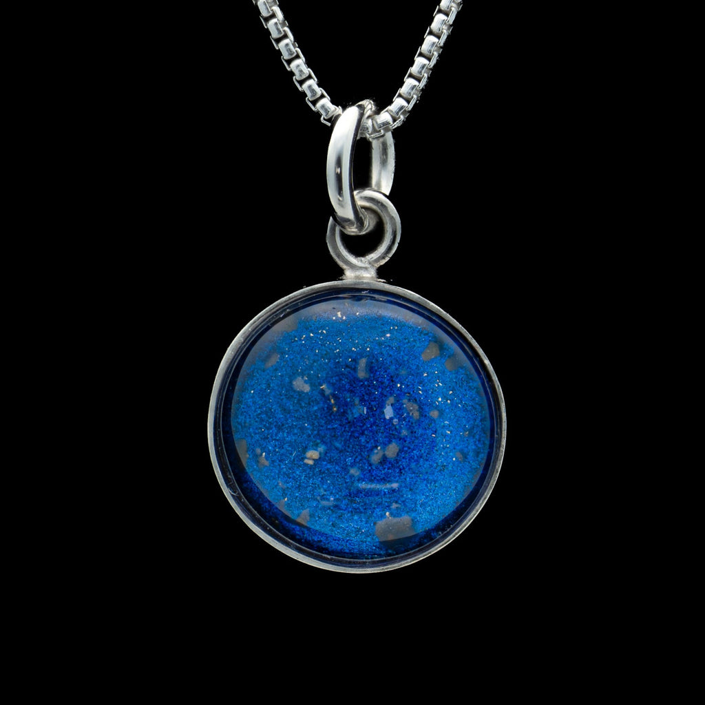 Blue Moon Lunar Highlands Pendant - NWA 5000 Meteorite | Jewelry > Necklaces > Meteorites | Wiccan Center