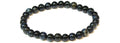 Blue Tiger (Hawk's Eye) Round Bead Bracelet - Mental Stability | Bracelets | Wiccan Center