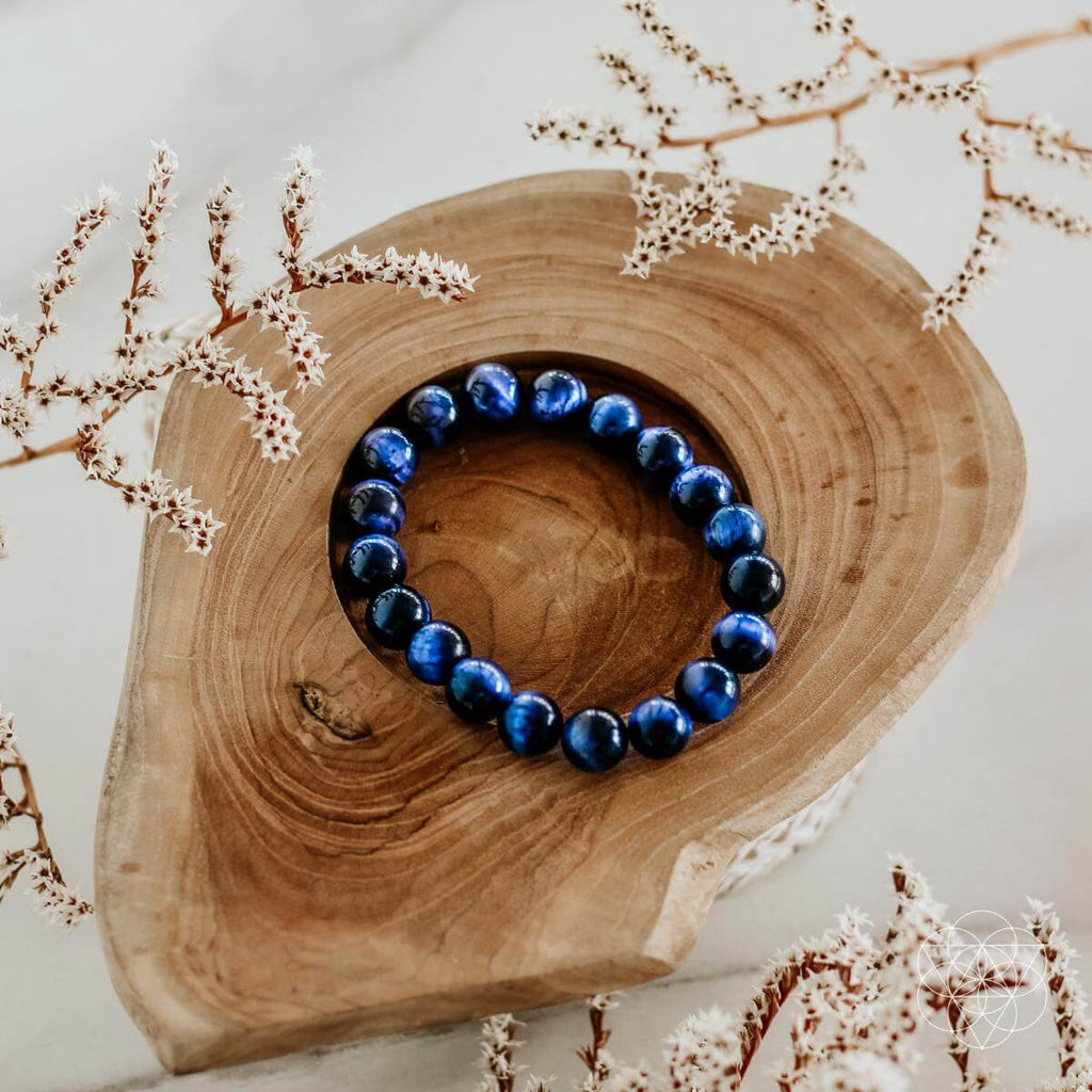 Blue Tiger’s Eye Bracelet | Bracelet | Wiccan Center
