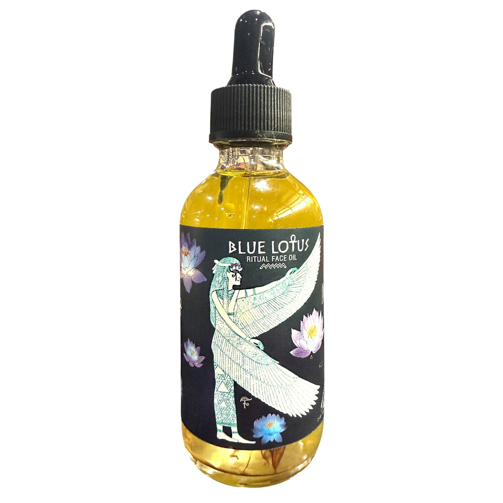 Blue Lotus Ritual Face Oil | Sacred Egyptian Elixir for Glow & Spiritual Awakening 🩵🌿