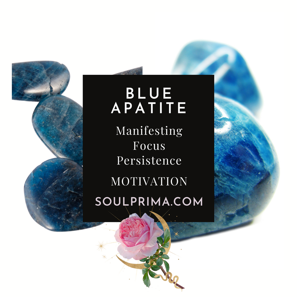 Blue Apatite 9 mm Bracelet for Motivation, Stretchy