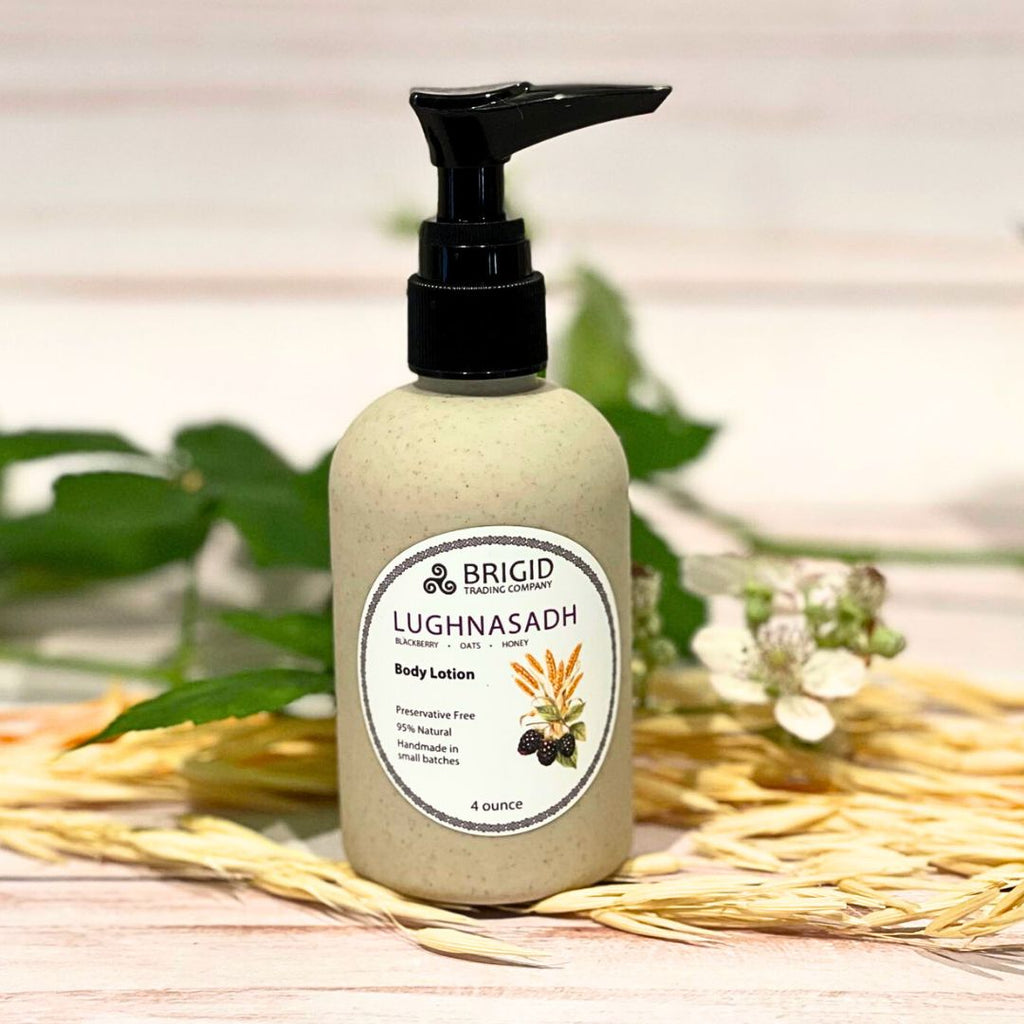 Lughnasadh Natural Body Lotion - Blackberry, Oats, and Honey | Body Lotion | Wiccan Center