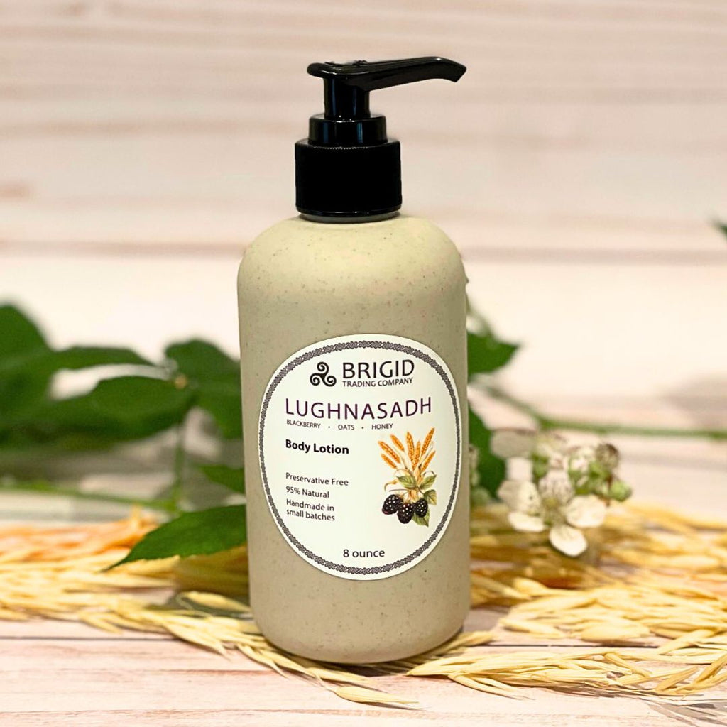 Lughnasadh Natural Body Lotion - Blackberry, Oats, and Honey | Body Lotion | Wiccan Center