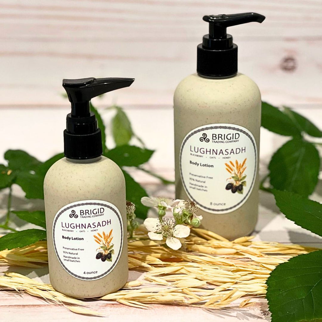 Lughnasadh Natural Body Lotion - Blackberry, Oats, and Honey | Body Lotion | Wiccan Center