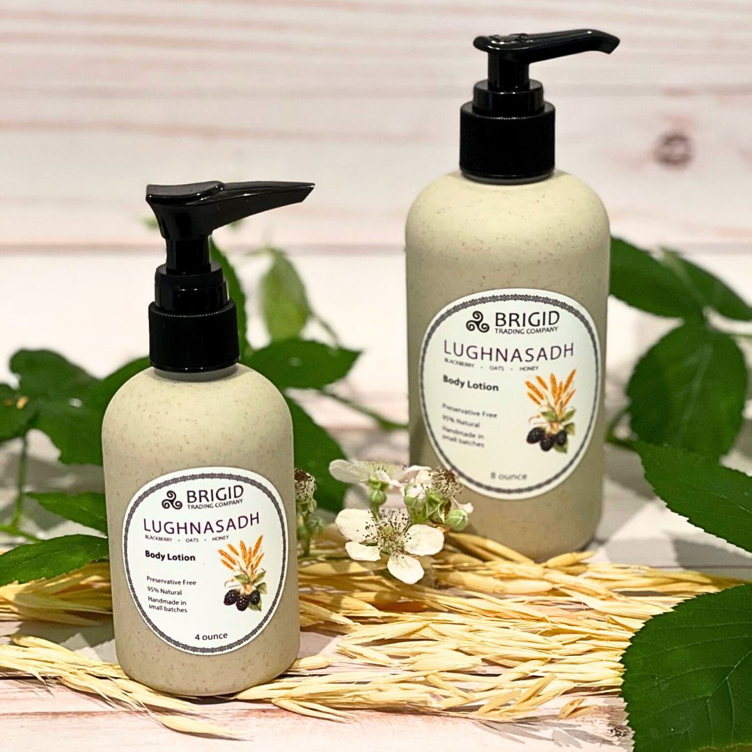 Lughnasadh Natural Body Lotion - Blackberry, Oats, and Honey | Body Lotion | Wiccan Center