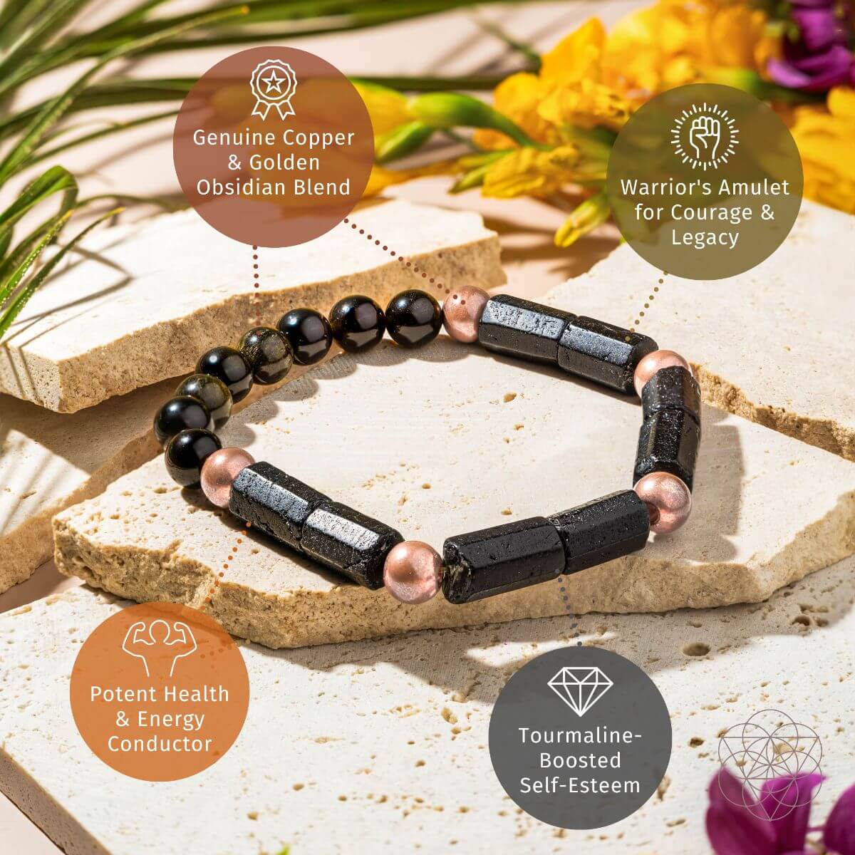 Born to Thrive - Copper Bracelet of Power | Bracelet | Wiccan Center