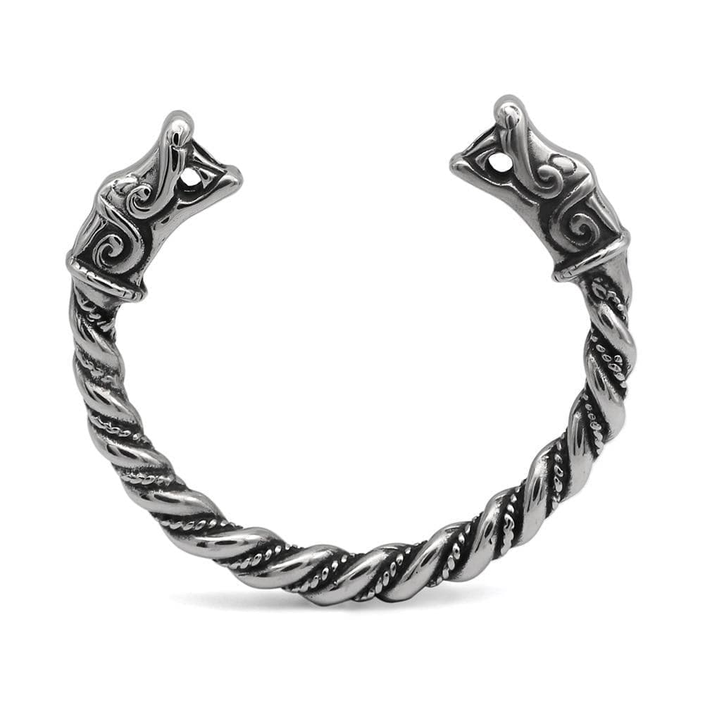 Vikings Nordic Dragon Stainless Steel Bracelet | Bracelets | Wiccan Center