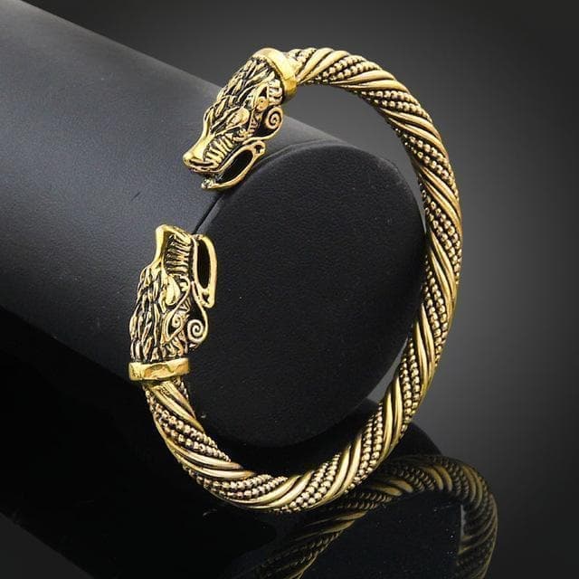Vikings Geri & Freki Bangle Bracelet | Bracelets | Wiccan Center