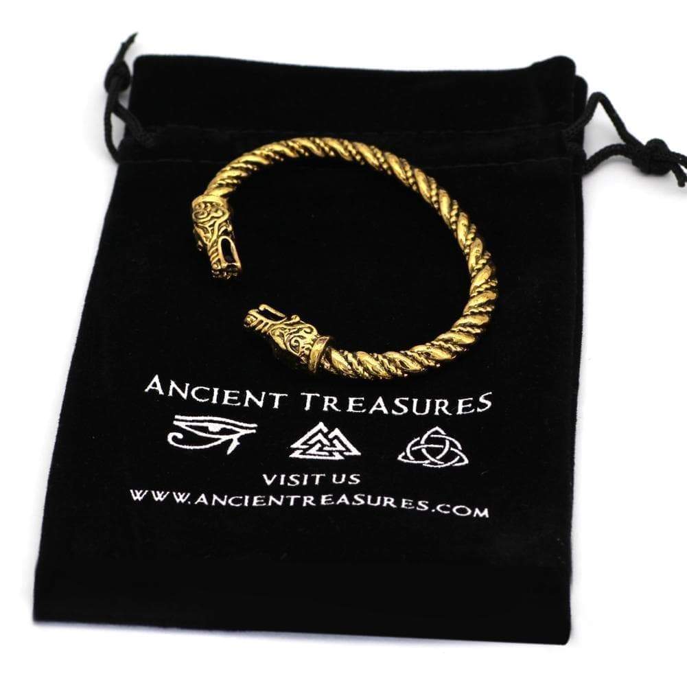 Vikings Geri & Freki Bangle Bracelet | Bracelets | Wiccan Center