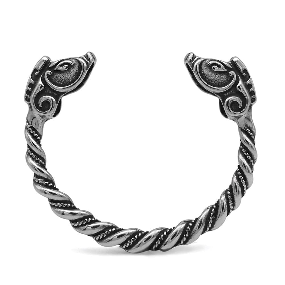 Vikings Dragons & Serpents Stainless Steel Bracelet | Bracelets | Wiccan Center