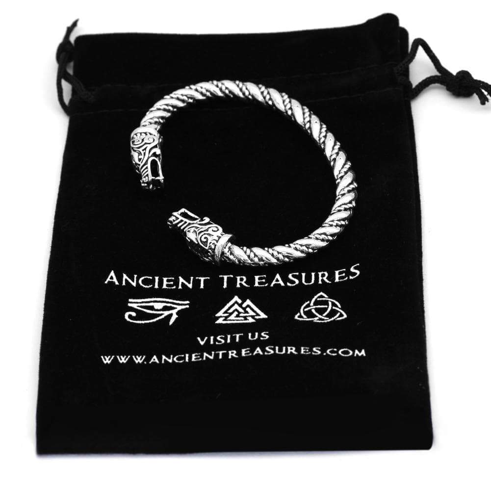 Vikings Geri & Freki Bangle Bracelet | Bracelets | Wiccan Center