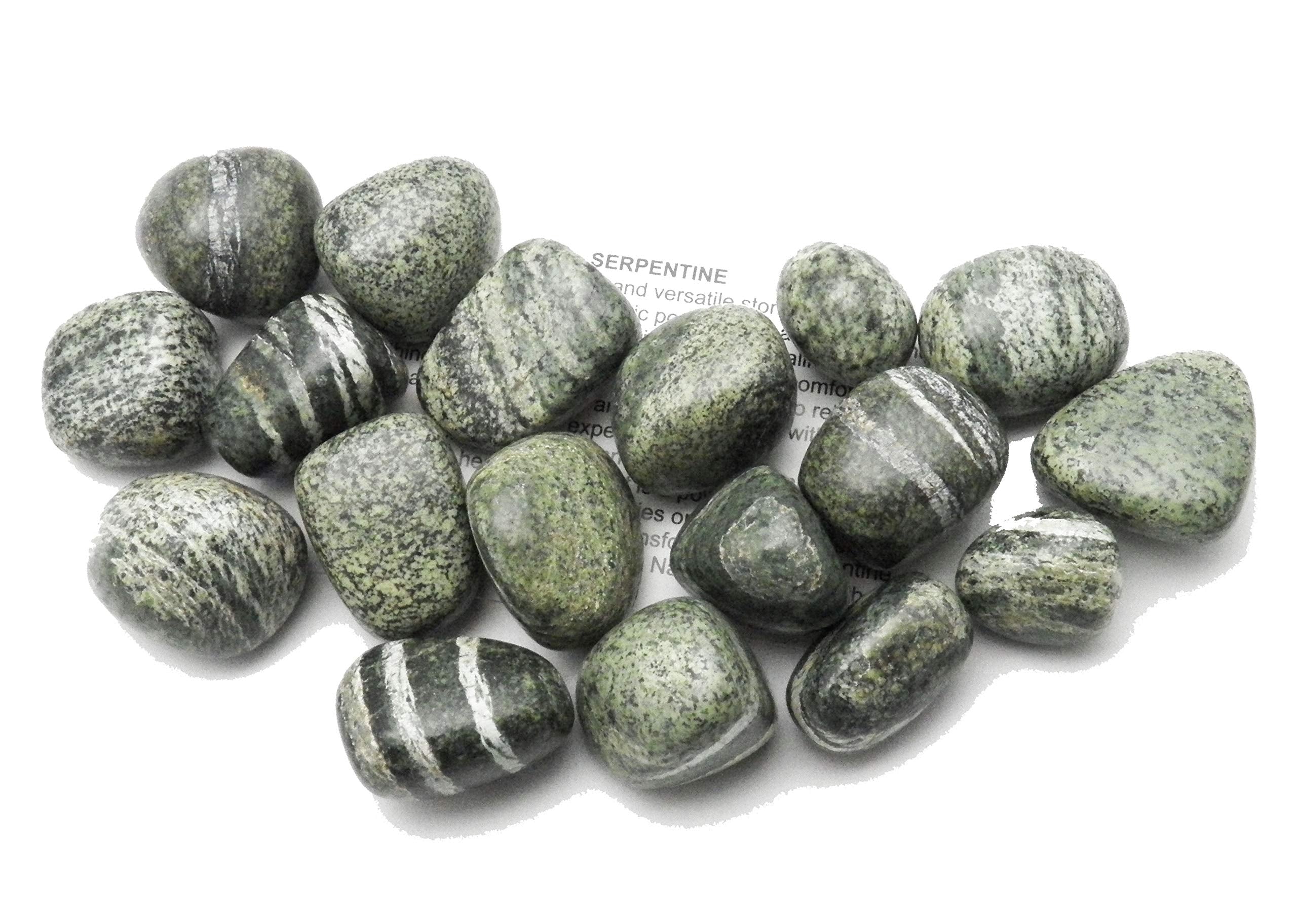 Brazil Serpentine Tumbled | Tumbled Gemstone | Wiccan Center