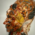 Brecciated Jasper Chief Indian Head Carving