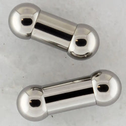 00G Steel Internally Threaded Straight Barbell | Body Jewelry | Wiccan Center
