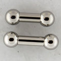 2G Steel Internally Threaded Barbells | Body Jewelry | Wiccan Center