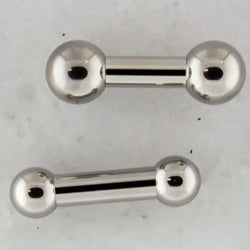 6G Internally Threaded Steel Barbells | Body Jewelry | Wiccan Center
