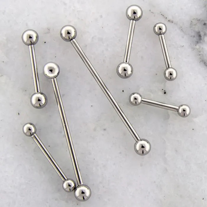 Steel 16G Internally Threaded Straight Barbells | | Wiccan Center