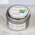 Pipe Smoke Soy Wax Candle - Cuban Tobacco, Smoked Oud, and Deep Resins | Premium Scented Candle | Wiccan Center