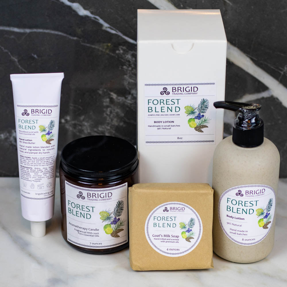 Forest Blend Natural Hand Lotion - Juniper, Pine, Balsam, Cedar, and Lime | Hand Lotion | Wiccan Center