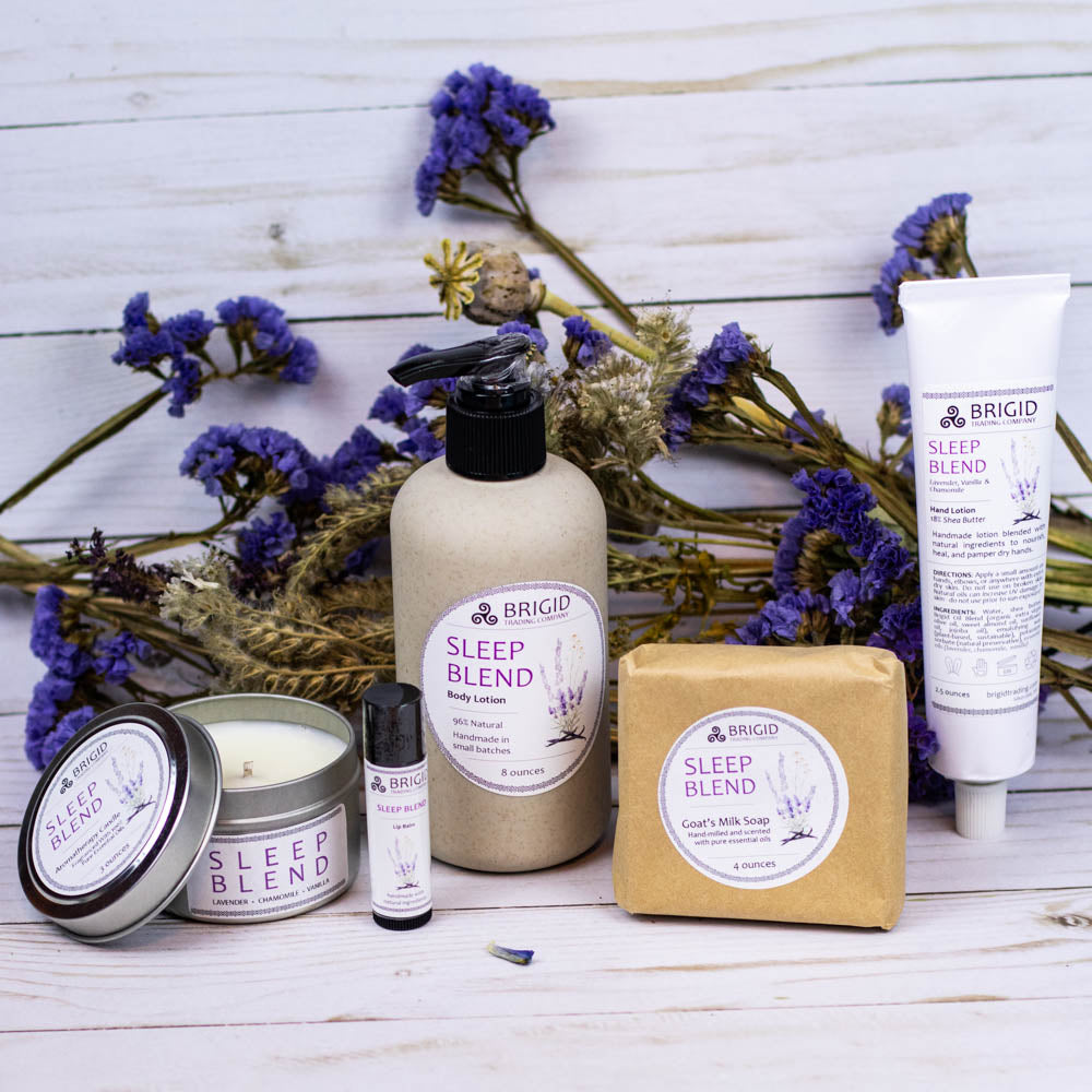 Sleep Blend Soy Wax Candle - Lavender, Chamomile, and Vanilla | Aromatherapy Candle | Wiccan Center