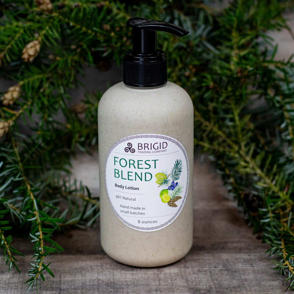 Forest Blend Natural Body Lotion - Juniper, Pine, Balsam, Cedar, and Lime | Body Lotion | Wiccan Center