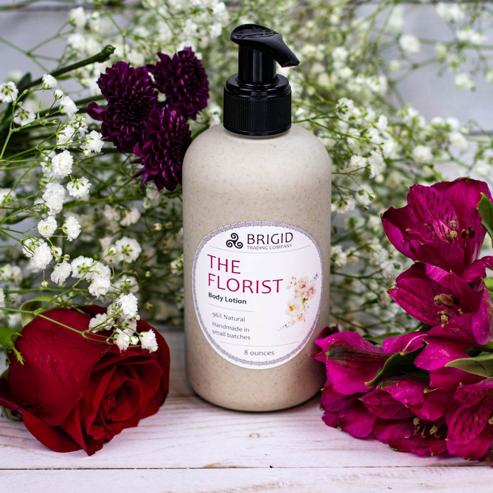 The Florist Natural Body Lotion - Jasmine, Ylang Ylang, Helichrysum, and Sandalwood | Body Lotion | Wiccan Center
