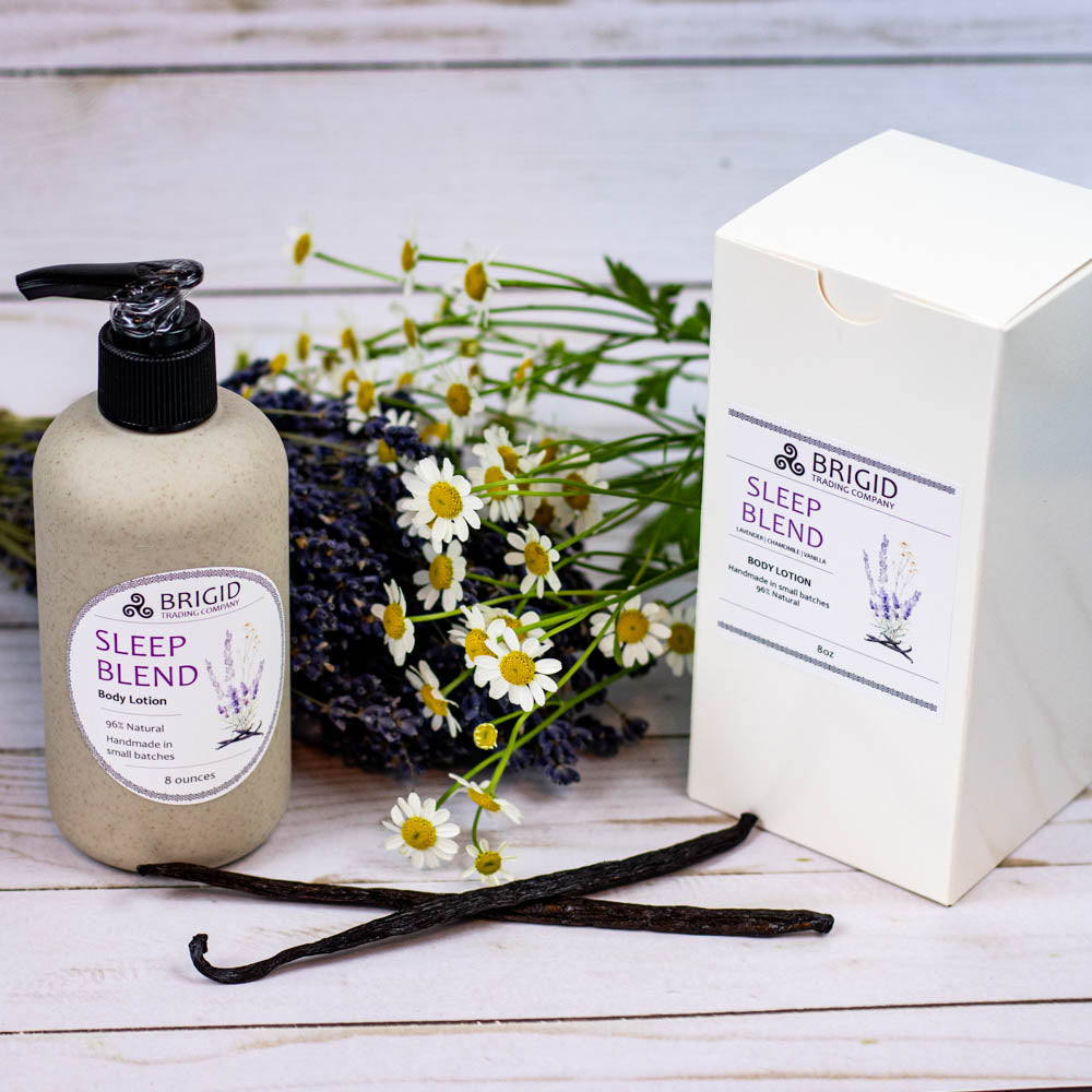 Sleep Blend Natural Body Lotion - Lavender, Chamomile, and Vanilla | Body Lotion | Wiccan Center
