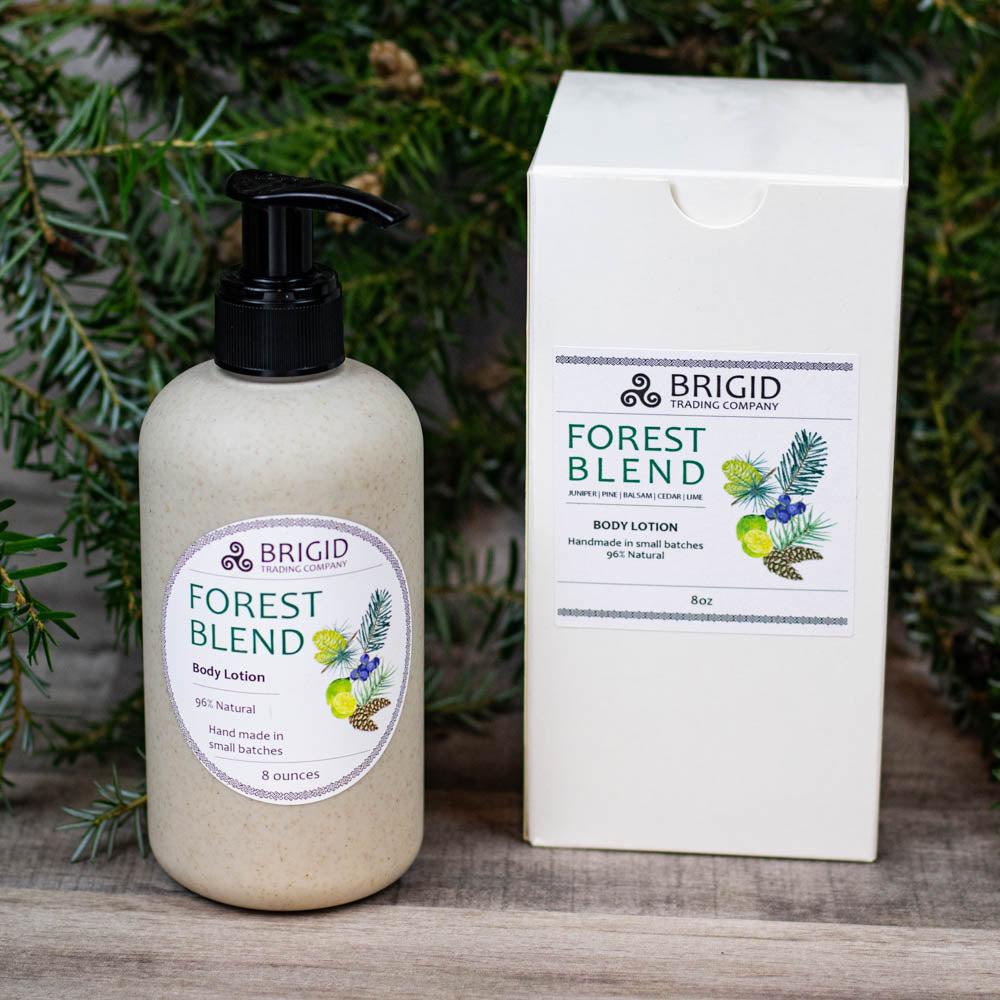 Forest Blend Natural Body Lotion - Juniper, Pine, Balsam, Cedar, and Lime | Body Lotion | Wiccan Center