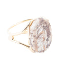 Brown Ocean Jasper Slab Golden Cuff Bracelet | Bracelets | Wiccan Center
