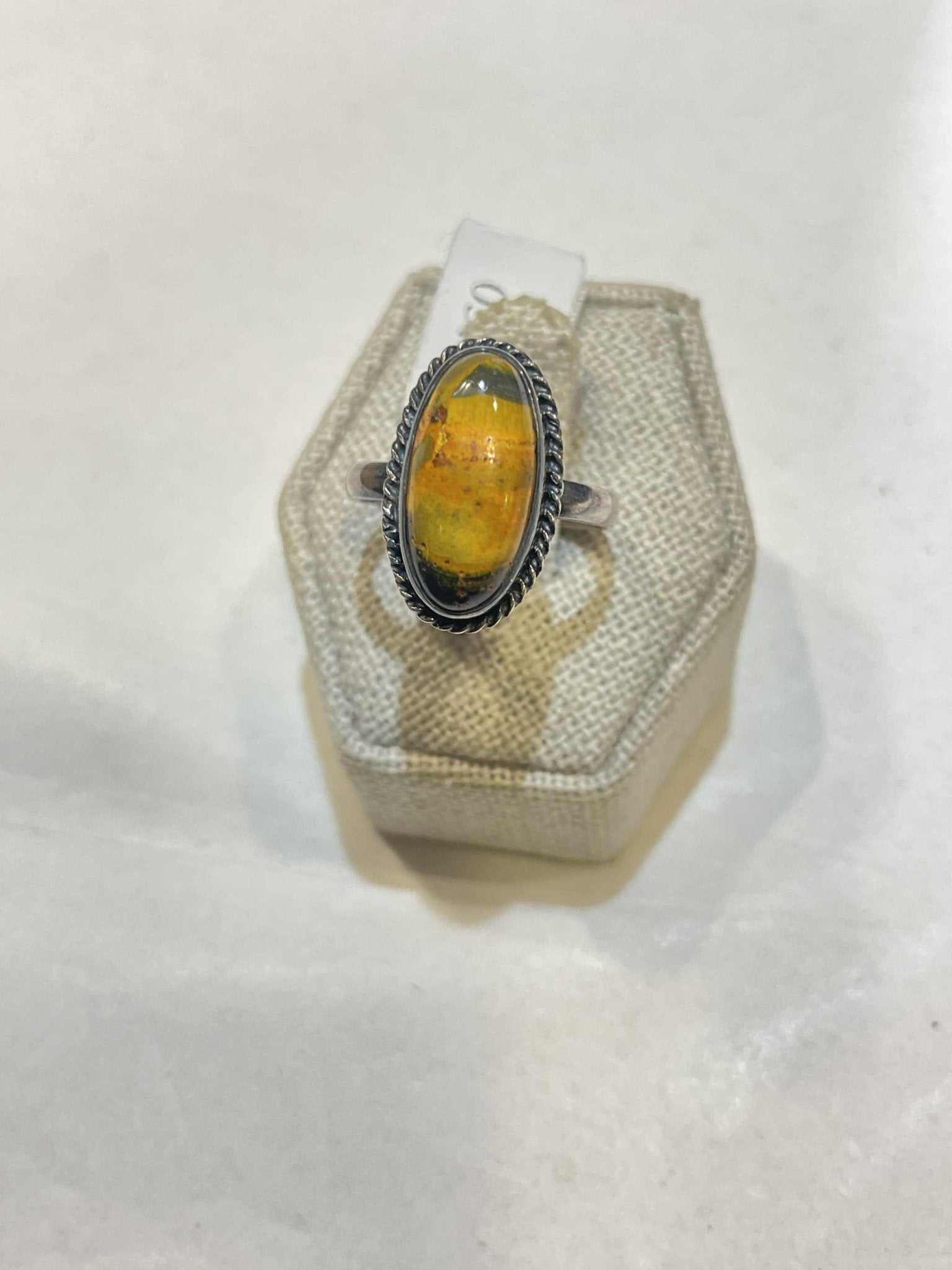 Bumblebee Jasper Ring Size 9 "Divine Omen" | Jewelry | Wiccan Center