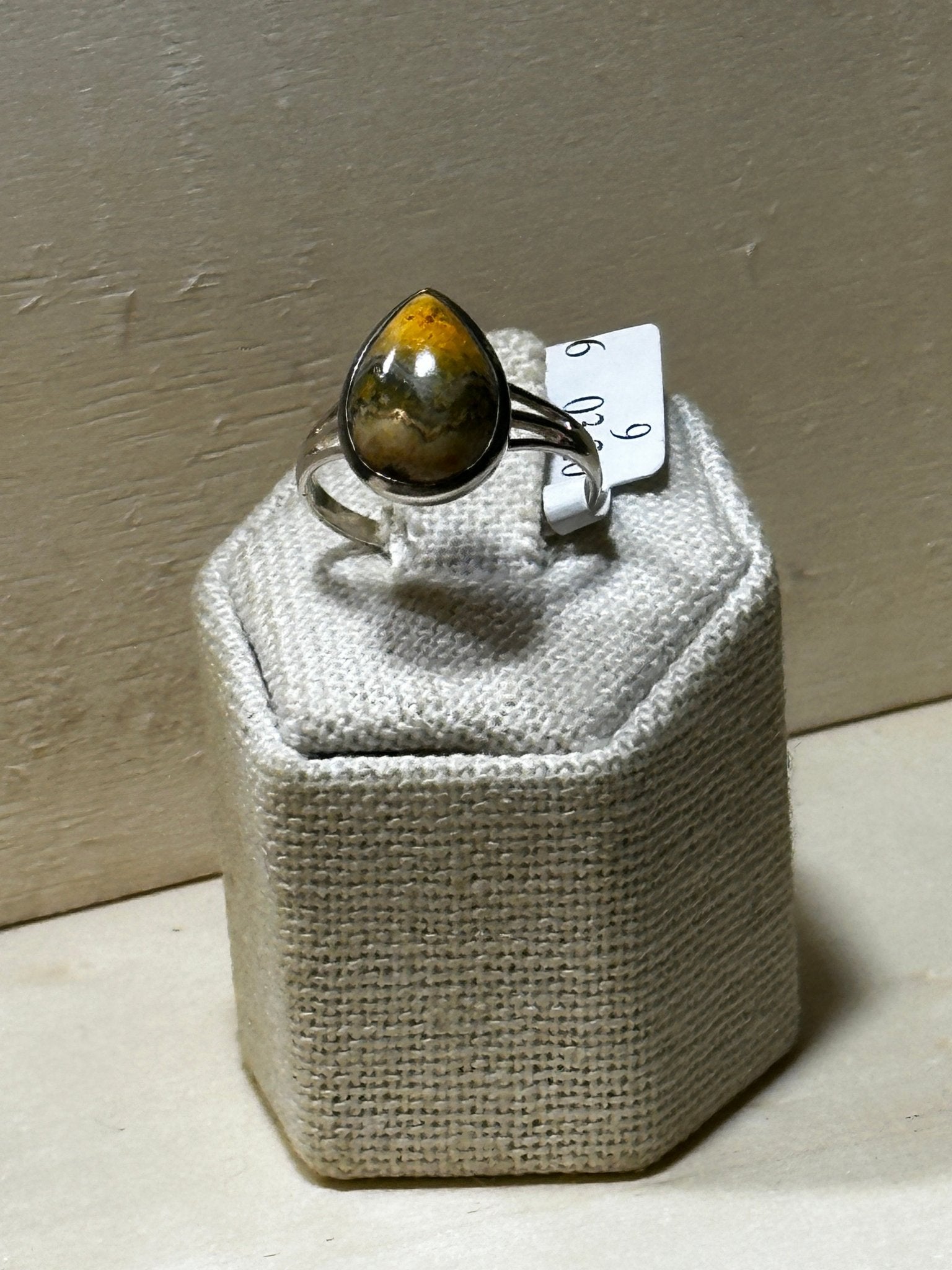 Bumblebee Jasper Ring Size 9 (03.2026) | Rings | Wiccan Center
