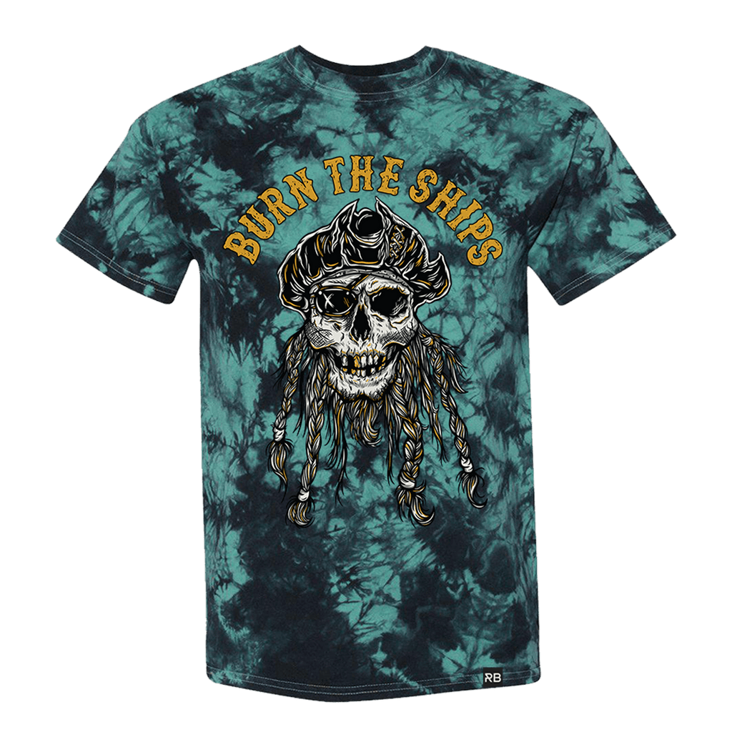 Burn The Ships Tie Dye T-Shirt | | Wiccan Center