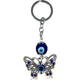 Butterfly - Evil Eye Keychain | Keychains | Wiccan Center