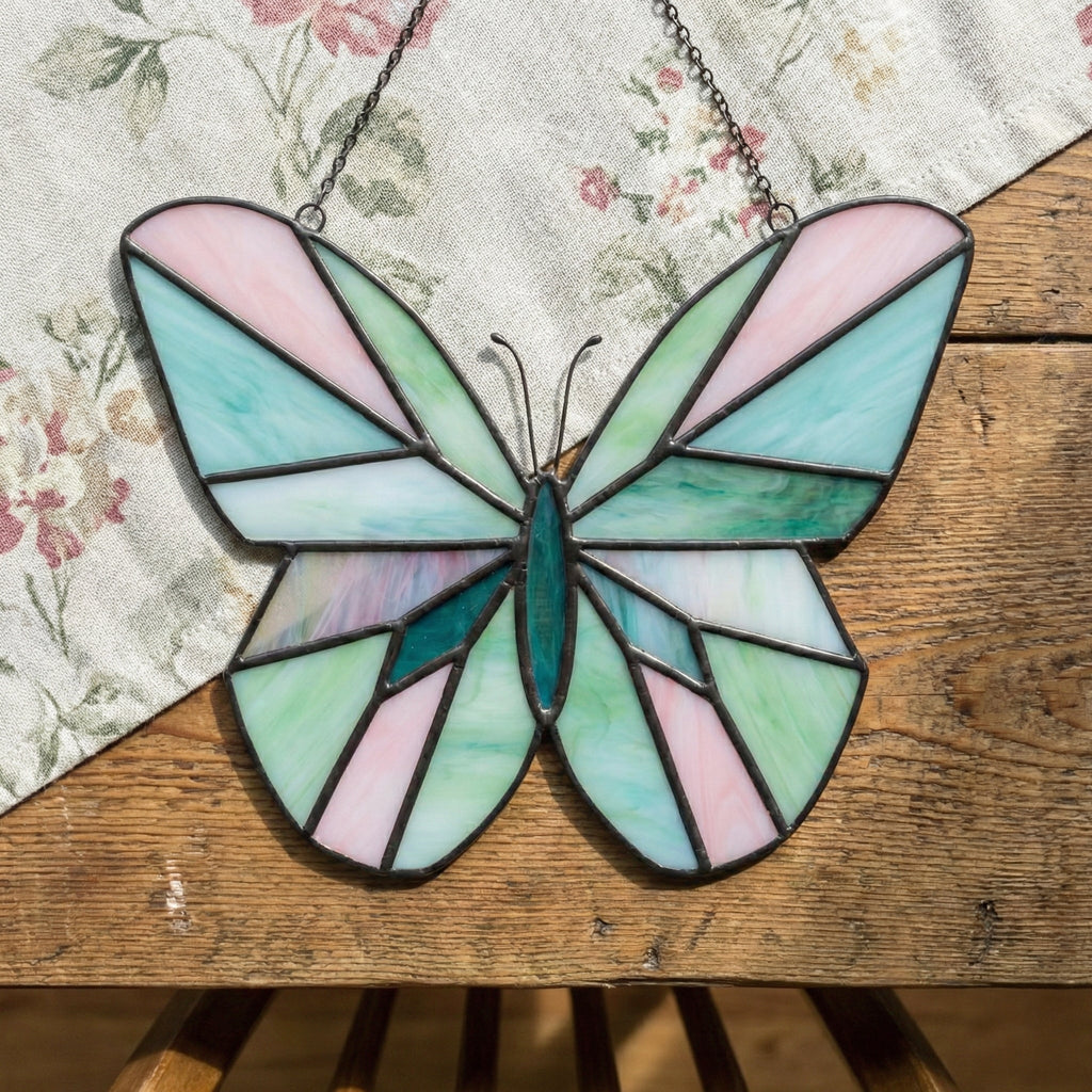 Beginner Butterfly Stained Glass Pattern | Crafting Patterns & Molds | Wiccan Center