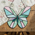 Beginner Butterfly Stained Glass Pattern | Crafting Patterns & Molds | Wiccan Center