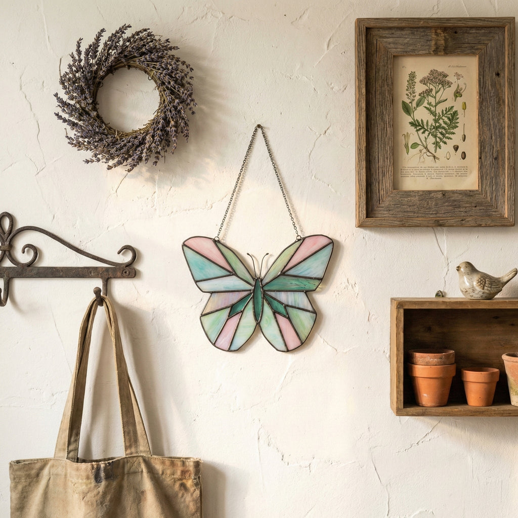 Beginner Butterfly Stained Glass Pattern | Crafting Patterns & Molds | Wiccan Center