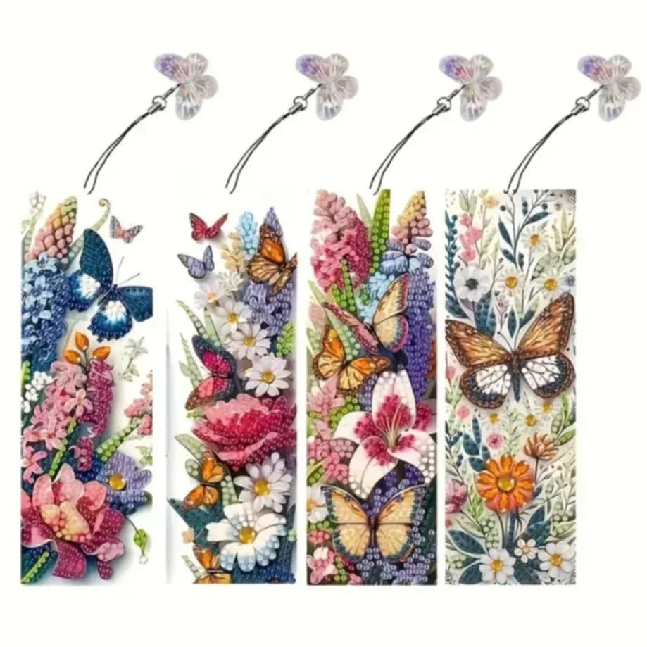 Butterfly Diamond Art Bookmarks