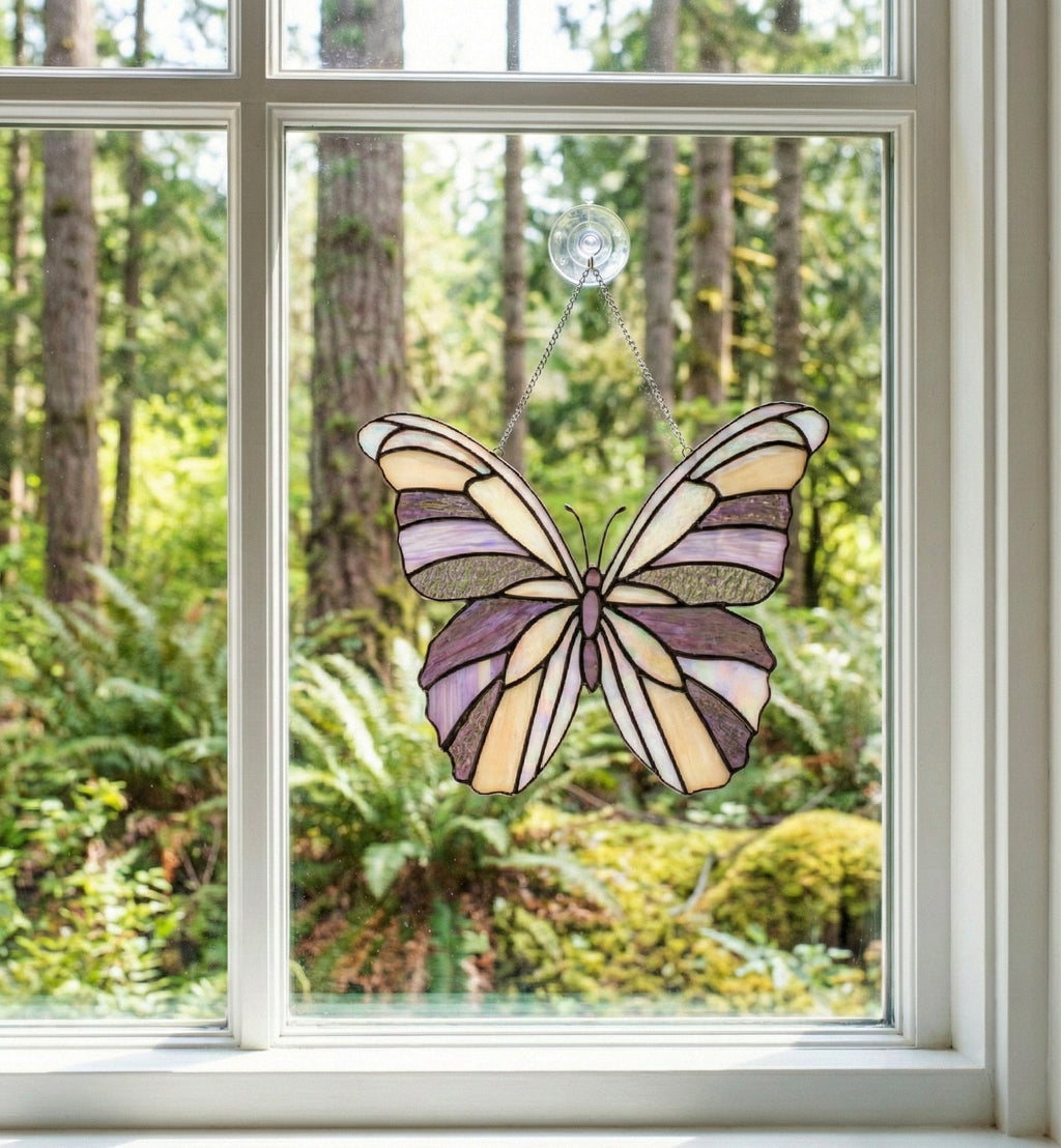 Butterfly Stained Glass Pattern | Crafting Patterns & Molds | Wiccan Center