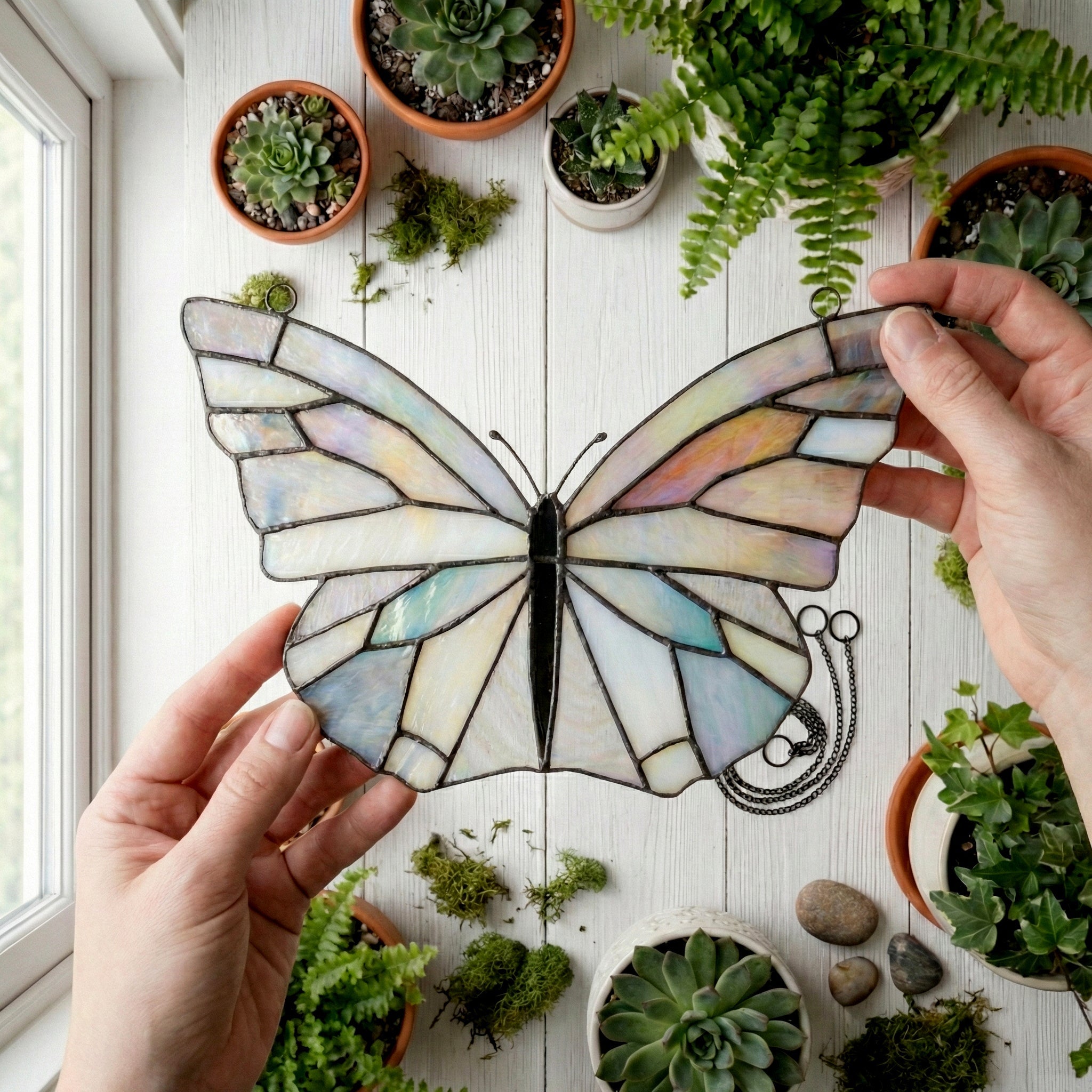 Stained Glass Butterfly Pattern | Crafting Patterns & Molds | Wiccan Center
